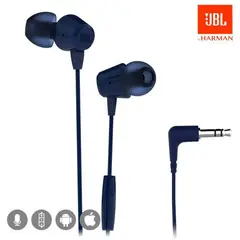 JBL - C50HI Audífono Intrauricular con Micrófono Ligero - Azul