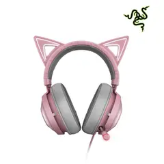 RAZER - AUDIFONO KRAKEN KITTY EDITION CHROMA USB QUARTZ
