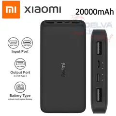 XIAOMI - Cargador Portátil Redmi Power Bank 20000mah Fast Charger Negro