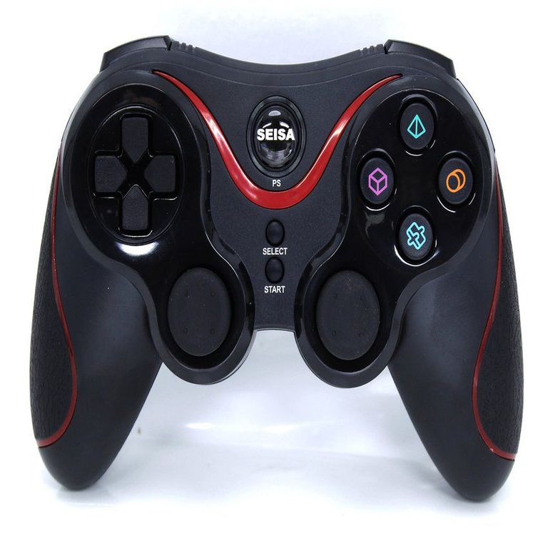 Control joystick mando bluetooth inalámbrico compatible con ps3 pc juego genérico