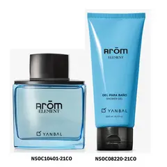 YANBAL - Set para Hombre Arom Element Eau de Parfum y Gel de Baño