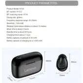 LENOVO - Audifono ht18 tws bluetooth 5.0