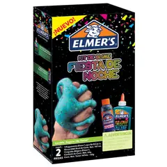 ELMERS - Mini Kit Para Hacer Slime Fiesta de Noche x2 Piezas
