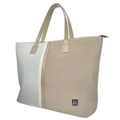 KLIPXTREME - Klip Xtreme Bolso Capri 15.6 Laptop Case con Cierre Beige - KLB-461BG