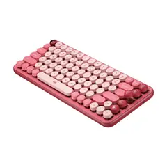 LOGITECH - TECLADO MECÁNICO POP KEYS MULTIDEVICE INALAMBRICO CORAL