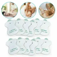 PERUMASSAGE - Set de 12 electrodos Tens repuesto de fisioterapia mod broche.