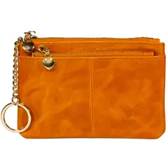 ARMUZ - Monedero de cuero genuino. Love 2039 Mujer