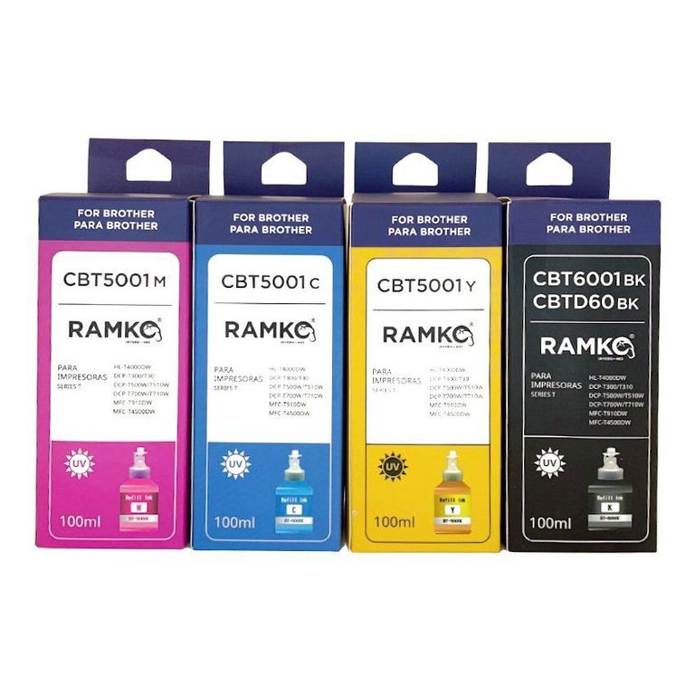 Pack de tintas para impresora compatibles 100ml