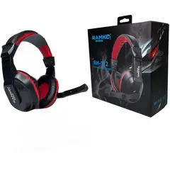 RAMKO - Audífonos gaming rh112 tipo vincha con micrófono