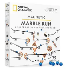 NATIONAL GEOGRAPHIC - NATIONAL GEOGRAPHIC: Carrera Magnética con 75 Piezas y Pistas para Laberintos