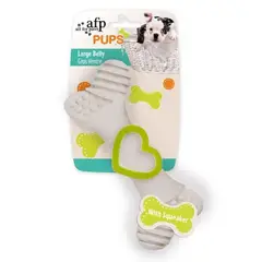 ALL FOR PAWS - Juguete para cachorros - Hueso de látex para cachorros