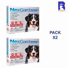 NEXGARD - 25 A 50 KG X3 TABLETAS PACK X2 CAJAS