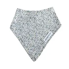 EPHRAN & BILL - Bandana Babero HOJAS GRIS Y MARRON