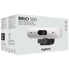 LOGITECH - Webcam Brio 500 Full HD 1080p Blanco
