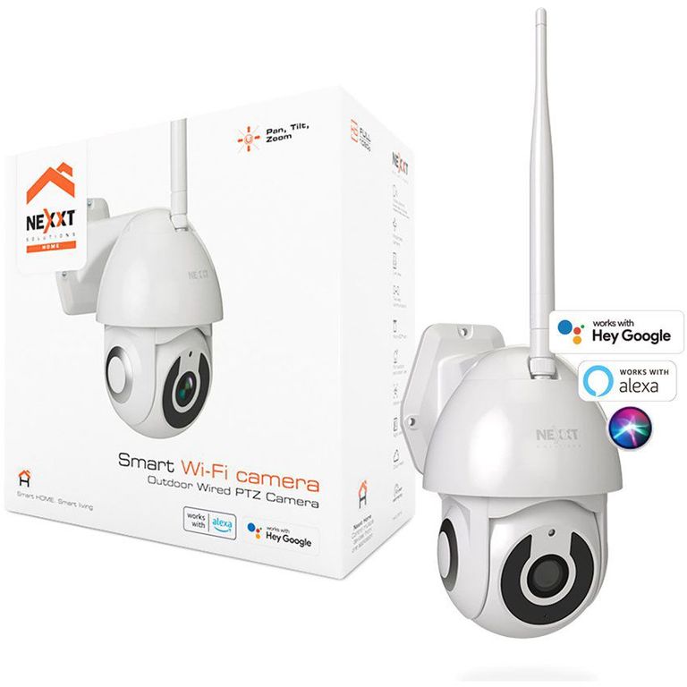 Cámara de seguridad smart wifi nexxt 360º nhc-o612 exterior 1080p