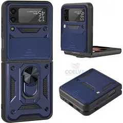 CASE - Premium samsung galaxy z flip 3 anticaídas parante y cubre cámara