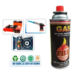 GENERICO - Gas Butano Ultra Refinado valvula universal cocinillas