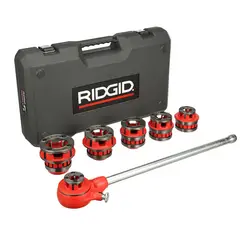 RIDGID - Jgo terrajas para tubo 12 a 2 con trinquete
