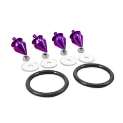 GENERICO - SUJETADOR DE PARACHOQUES PARA AUTO LILA