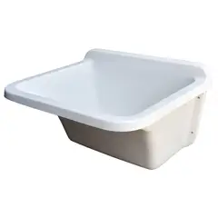 GENERICO - Lavadero Fibra de Vidrio Amazonas 53x44x26cm Blanco