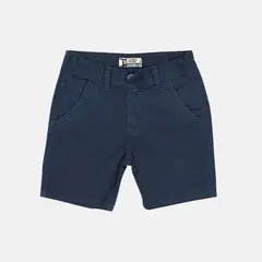YONISTERS CLOTHING - Short Tafeta Kids Semipitillo Stretch Azul