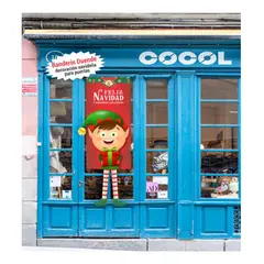 GENERICO - Banderin Colgante Navideño Decorativo para Puertas - Duende