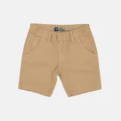 YONISTERS CLOTHING - Short Tafeta Kids Semipitillo Stretch Camel