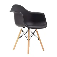 BONNO - Silla De Diseño Eames Negro