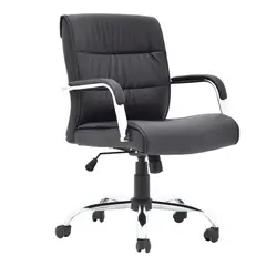 BONNO - Silla De Escritorio Ibiza Negro