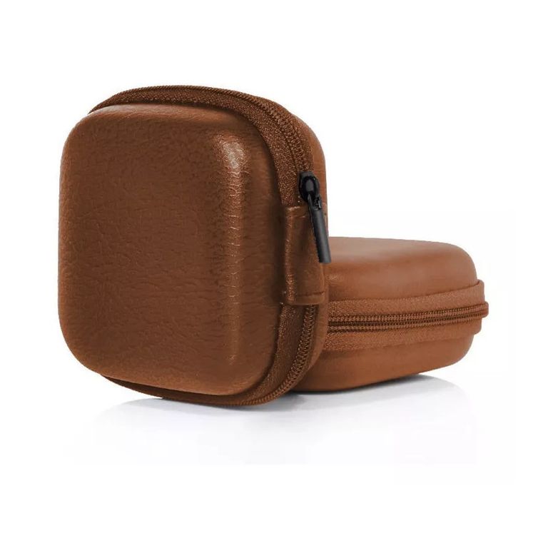 Case Estuche Porta Audífonos Auriculares Tapa Dura Cuero pu