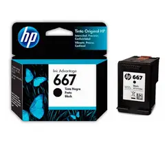 HP - TINTA 3YM79AL (667) NEGRO (DJ 2775 / 4175)