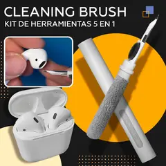 AURELA - CleaningBrush™ Herramienta 5en1 para Limpieza de Teclados y Audífonos