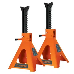 TRUPER - Caballete de 12 toneladas 2 piezas torre para auto