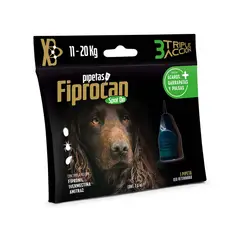 VETLINEX - ANTIPULGAS, GARRAPATAS Y ACAROS FIPROCAN PIPETAS 20 KG