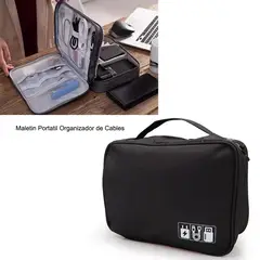 INTERLUD - Maletín Portátil Organizador de Cables FYI260006 Negro