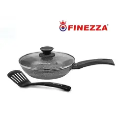 FINEZZA - Sarten con Tapa 22 cm 3mm espesor Ultragranito