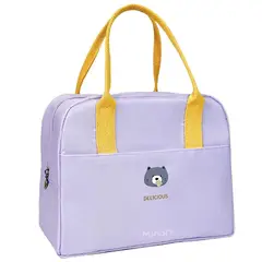 MINARI - Lonchera Térmica de Alimentos y Bebidas Fiambrera Lila V2