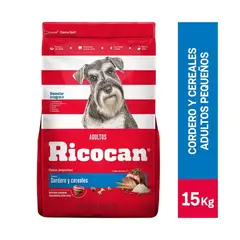 RICOCAN - Adultos Cordero Razas Pequeñas 15 Kg