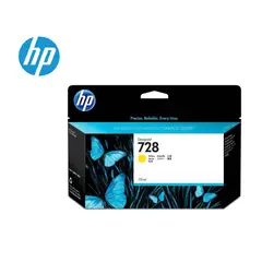 HP - TINTA PLOTTER 728 (F9J65A) PARA T830, T730 de130ML-YELLOW