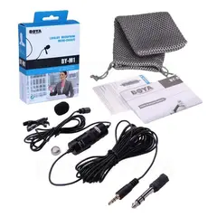 BOYA - Microfono omnidireccional solapa lavalier by-m1 celular