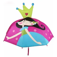 GENERICO - Paraguas sombrilla 3d infantil diseño princesa