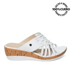 VIALE - SANDALIAS MUJER CUERO ALE-2301 BLA