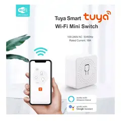 MN ELECTRONICS - Mini Swtich Smart Wifi Tuya-Ap-Smt Google Alexa
