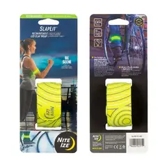 NITE IZE - Brazalete Reflectivo LED Amarillo SLPR33 Recargable