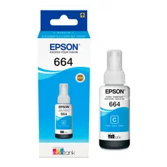 EPSON - Tinta T664220-Al Cian PARA L350 L355 200 L300 L455 L565