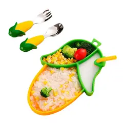 GENERICO - Plato Antideslizante para Bebe Choclo