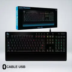 LOGITECH - TECLADO GAMER G213 RGB LIGHTSYNC TECLAS MULTIMEDIA