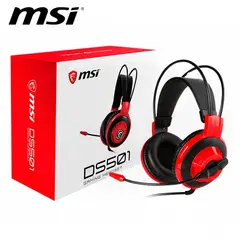 MSI - Audifono Gaming DS501 RedBlack