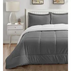 TEFI HOME - Edredón Sherpa Plomo 2 PLAZAS