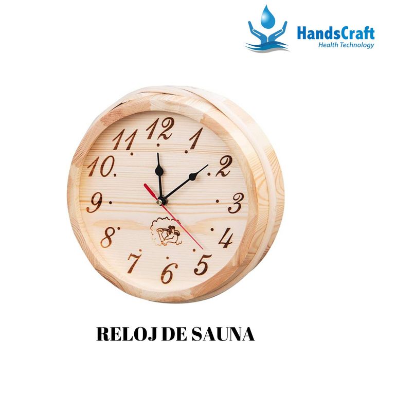Reloj análogo para sauna